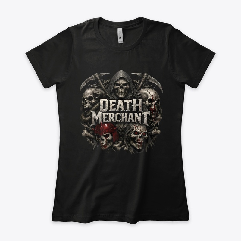 Death Merchants 9166 - Women's Boyfriend Tee