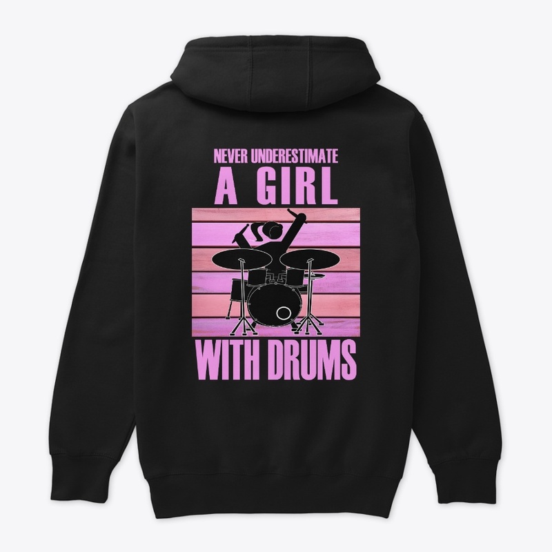 ACD-GIRL W/DRUMS Premium Hoodie