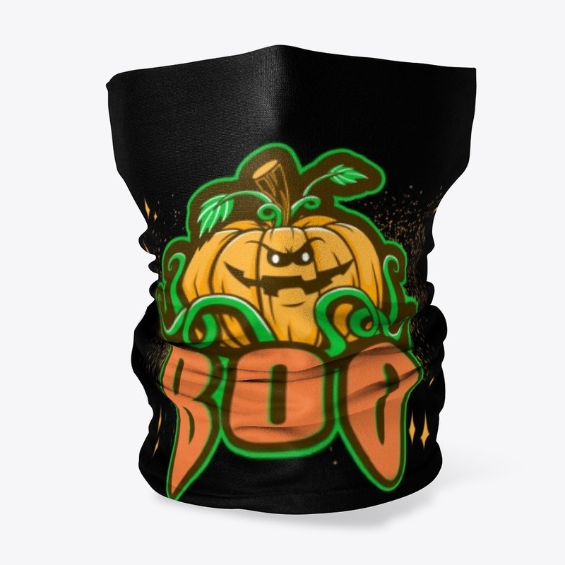 Halloween Face Mask (Pumpkin Head#3)
