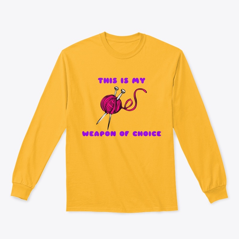 This is my weapon of choice knitting