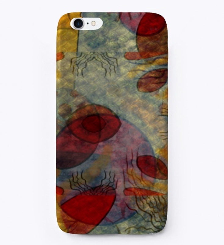 Fall Colors Circular Pattern Abstract 