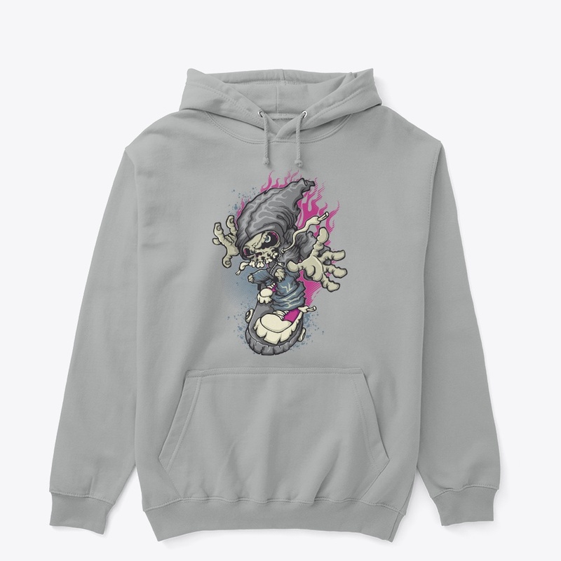 skeleton Printed Horror Skull Tshirt