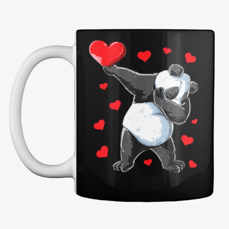 Dabbing Panda Valentines Day