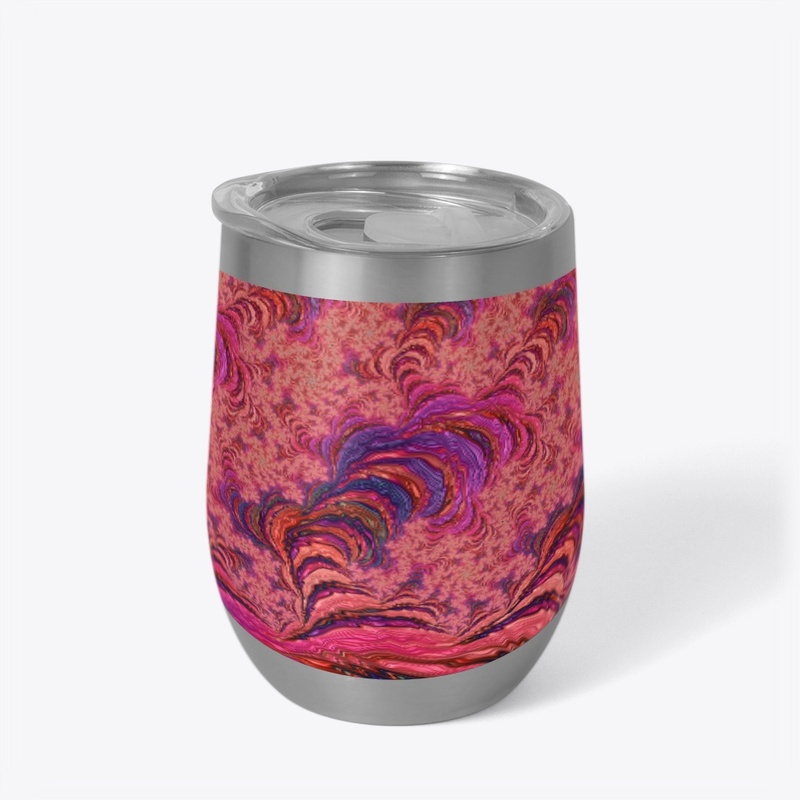 Groovy Trippy Jewel Tone Fractal Art