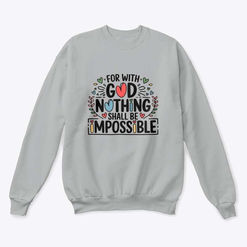For God nothing impossible