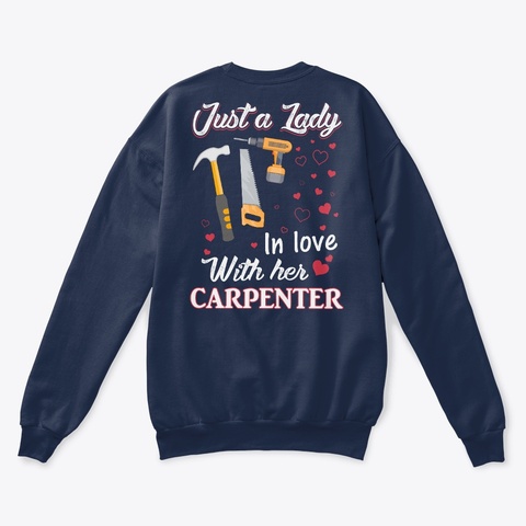 Carpenter's Lady Shirt  Navy  T-Shirt Back
