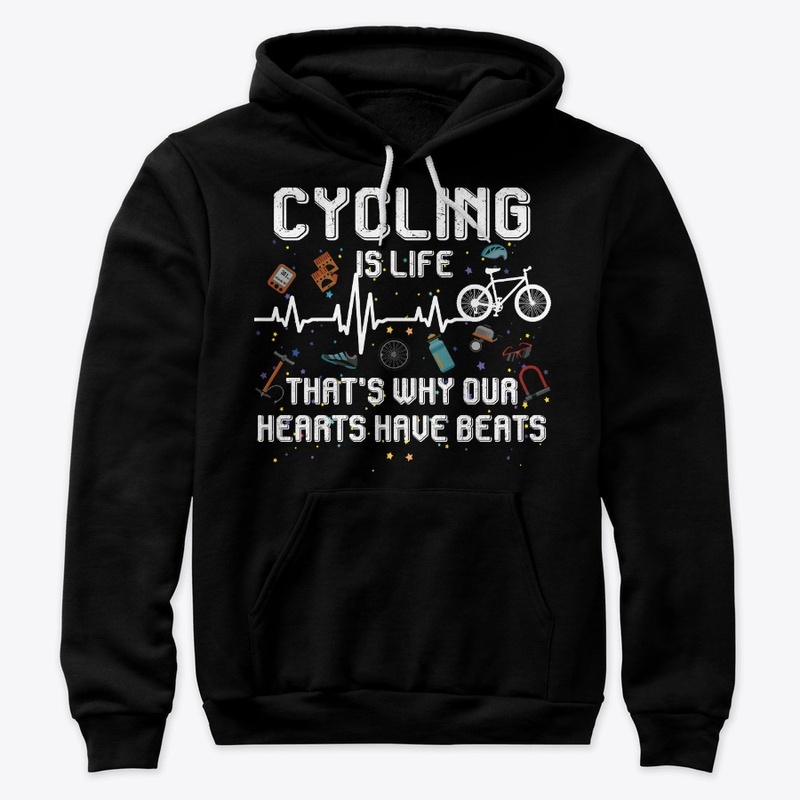 Cycling Lover Gift Our Hearts Have Beats