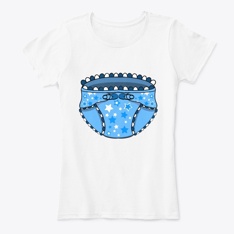 Blue Diaper print collection