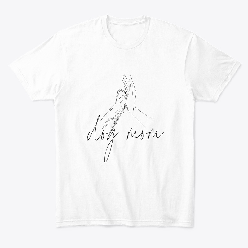 Dog Mom, paw to hand, Dog Mama Gift