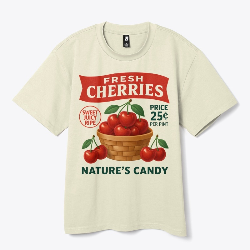 Nature's Candy | Vintage Cherries Art