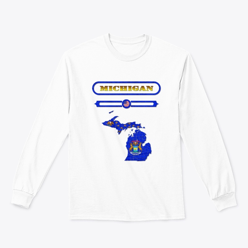MICHIGAN MAP, MICHIGAN. SAMER BRASIL