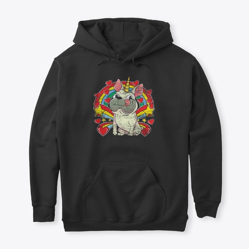 Rainbow Love French Bulldog