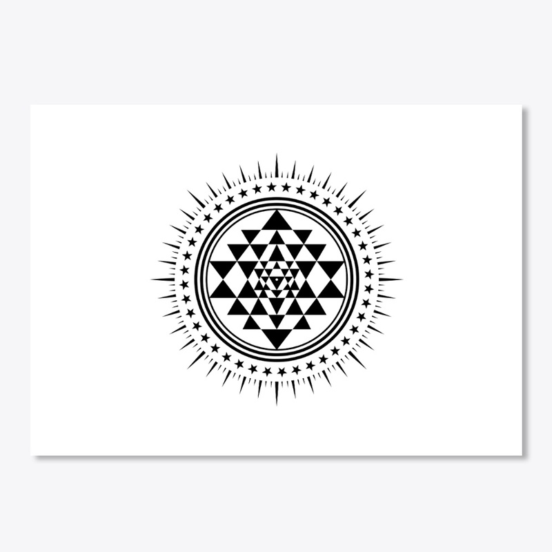 Sacred Geometry Sri Yantra T-Shirt 