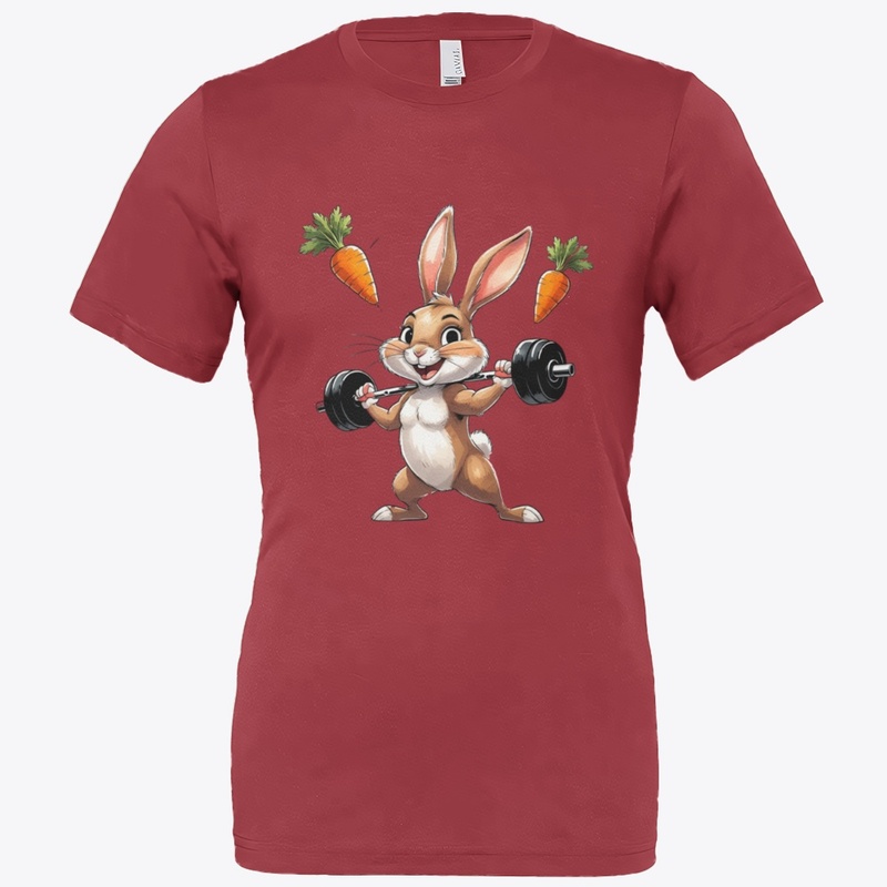 Buff Bunny – Funny Workout Rabbit 