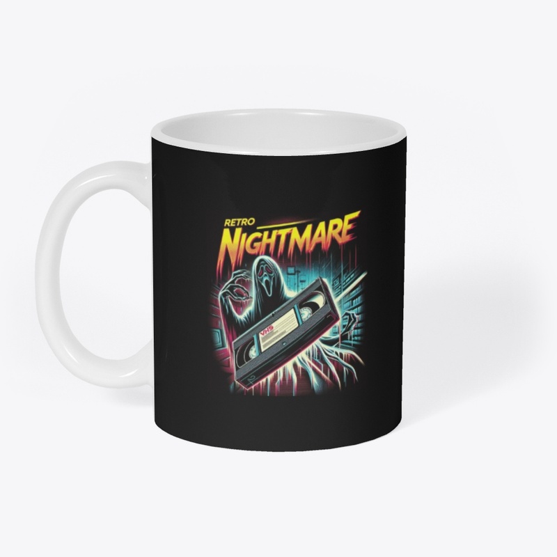 Retro VHS Nightmare Horror Design 