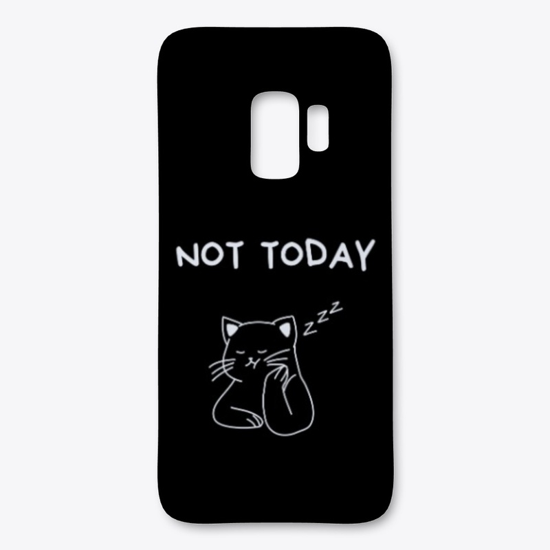 Lazy cat t-shirt - Not today