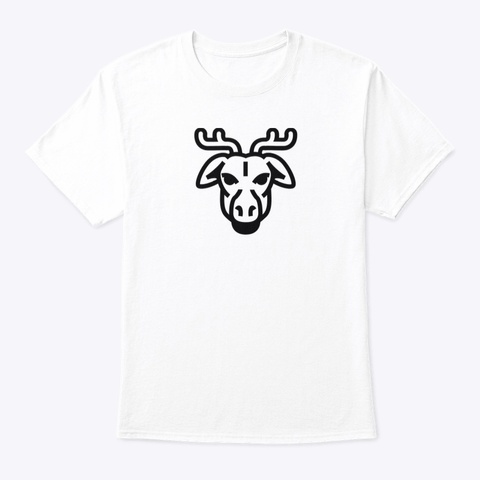 Moose Men Fit Store  White Kaos Front