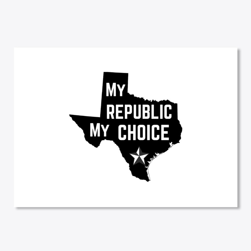 My Republic Funny Texas Sticker