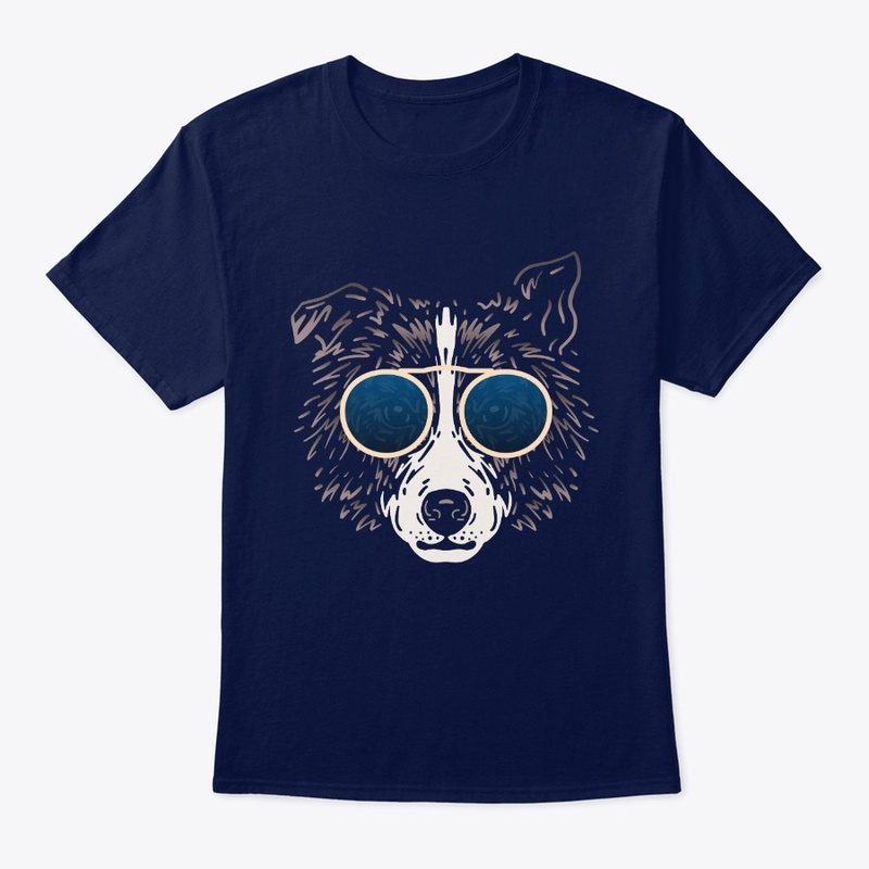 Cute Dog in Sunglasses (Colored+sg08)