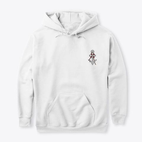 Rescue & Restore Anchor White T-Shirt Front