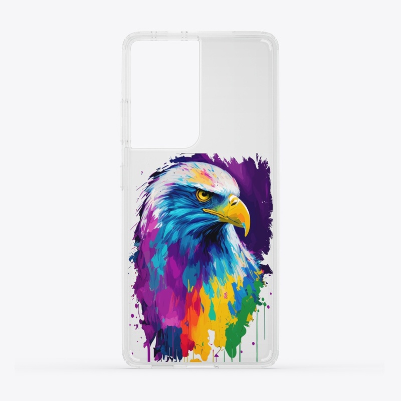 Colorful Vibrant Eagle | Rightward look