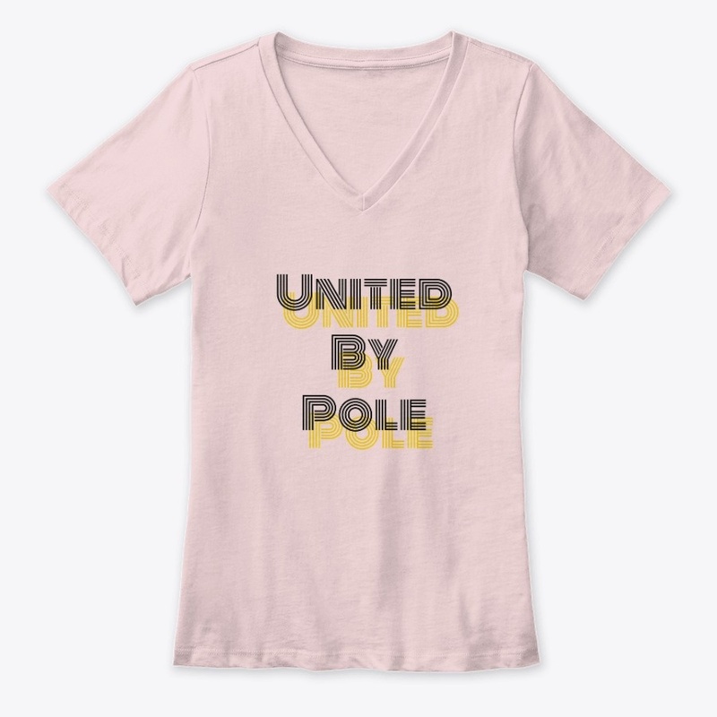 United By Pole Shadow Text