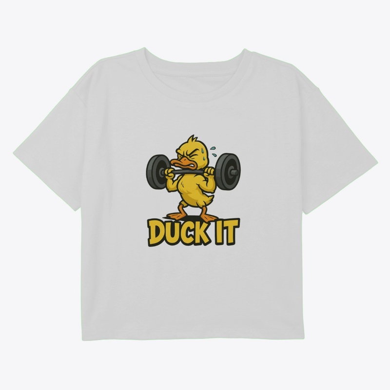 Funny Sweaty Duck Gym “Duck It” Workout