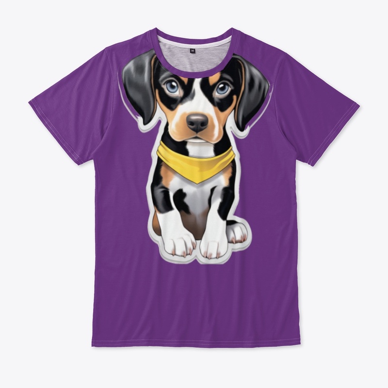 Puppy Charm Bandana Tee