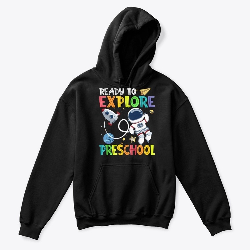 Ready to Explore Preschool Astronaut