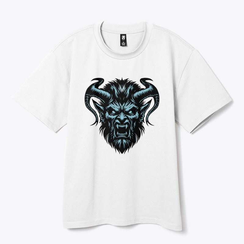 Bold and Intense Devil Head Graphic