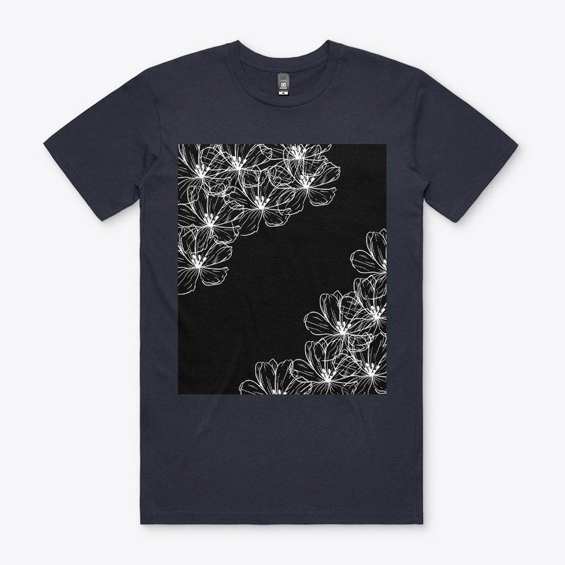 flower pattern t-shirt