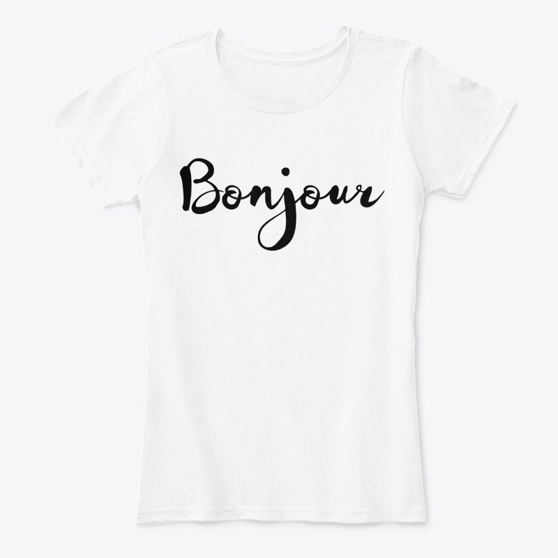 Bonjour black text