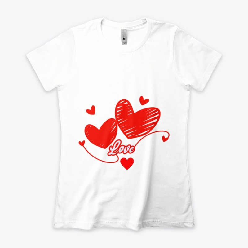 Love With Heart Shirt, Gift For Love