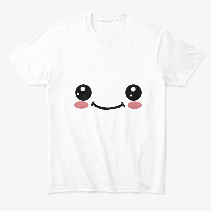 Kawaii japaneses anime faces: smile