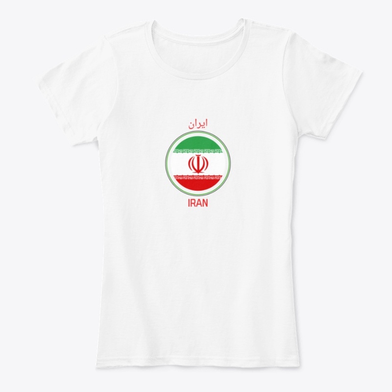 Iran Circular Flag 