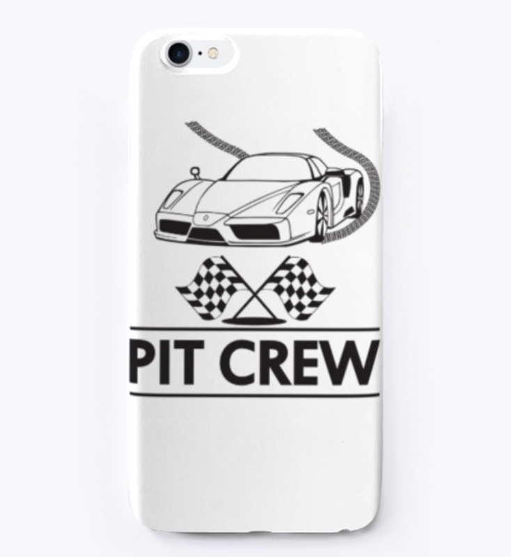 Racing car flags Pit Crew  T Shirt