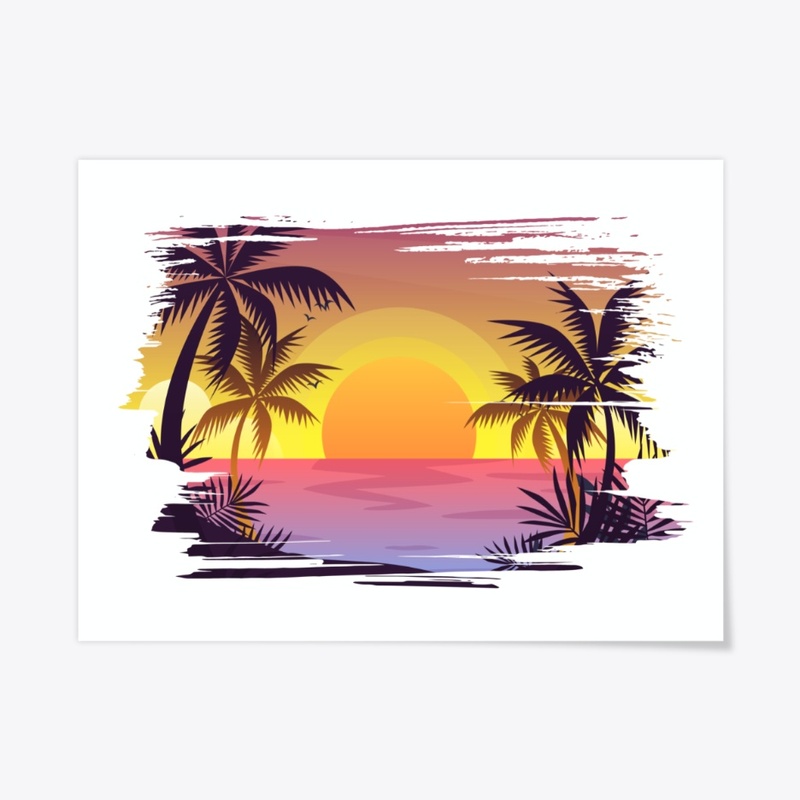Sunset By The Beach