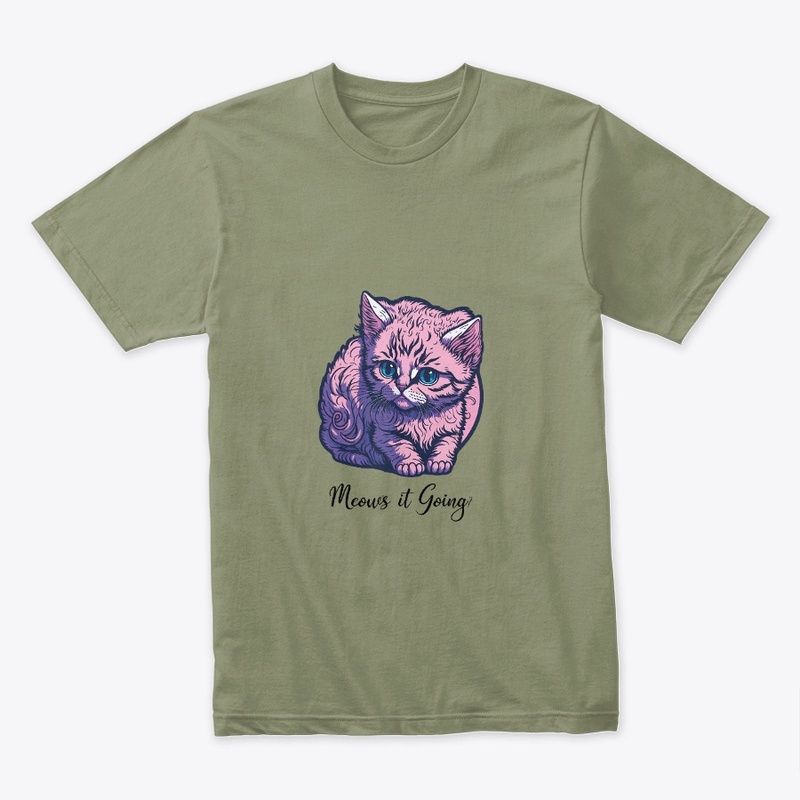 Pawsitively Adorable,Cute Cat, design