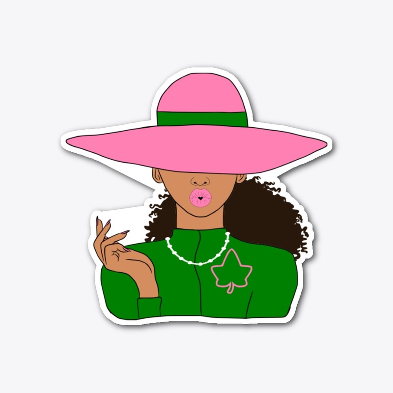 Woman with Curly Ponytail 