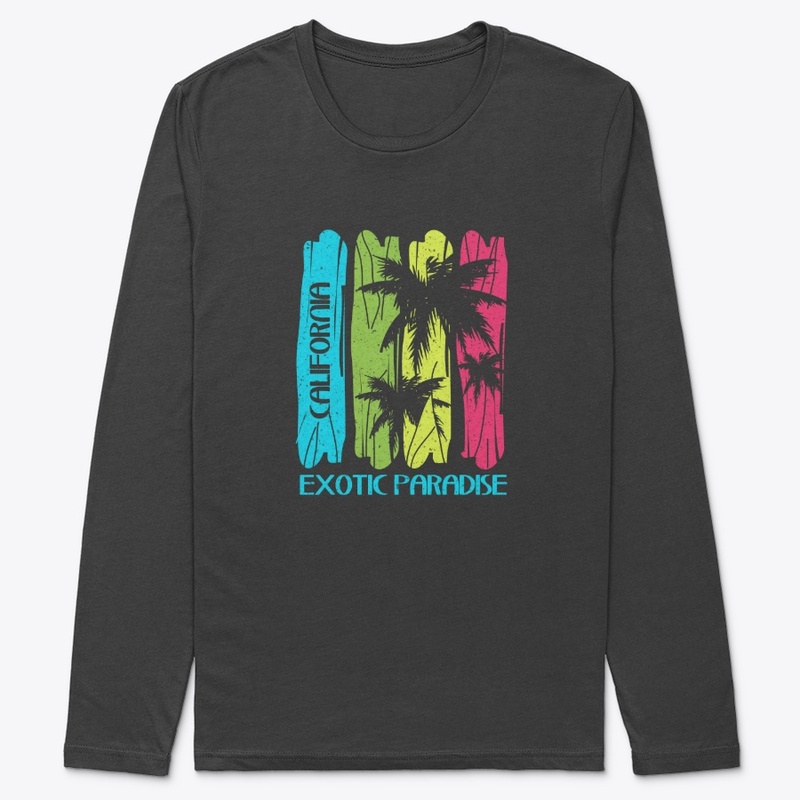 California exotic paradise tshirts