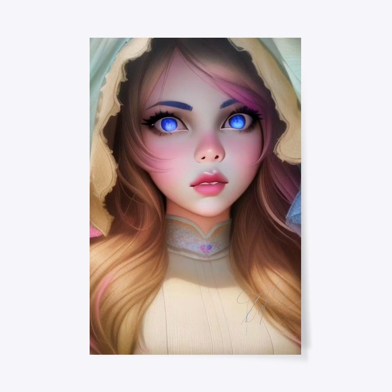 Anime Manga Themed Peasant Girl