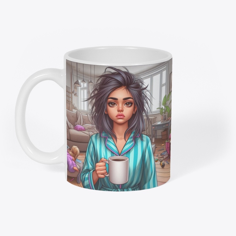 Life happens, Coffee helps-Ceramic Mug D