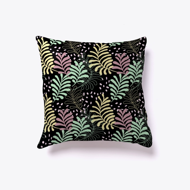 Leaf Pastel Illustrated Plant Pattern