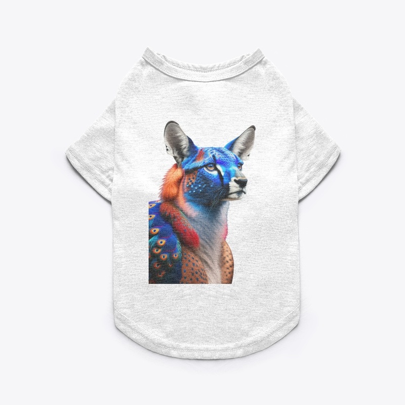 blue and red cheetah