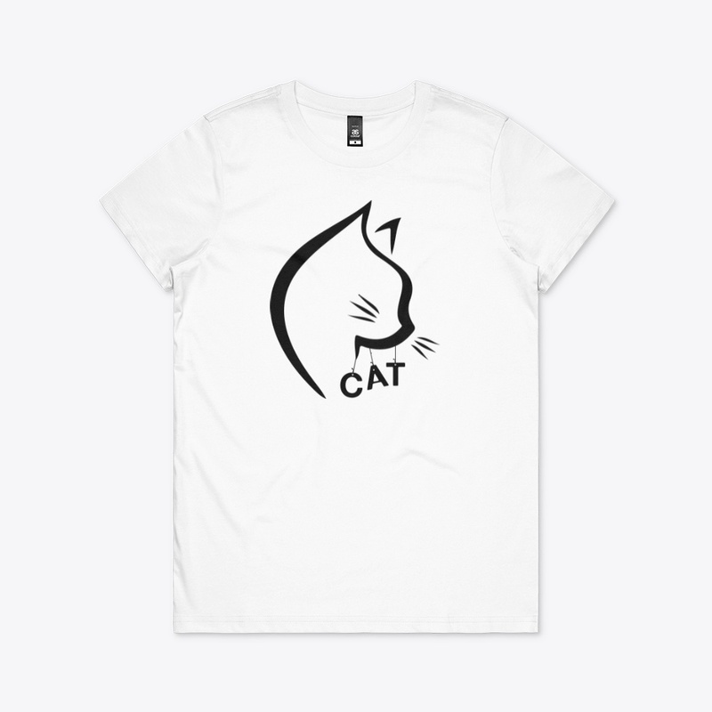 Yin Yang cute cat t-shirt