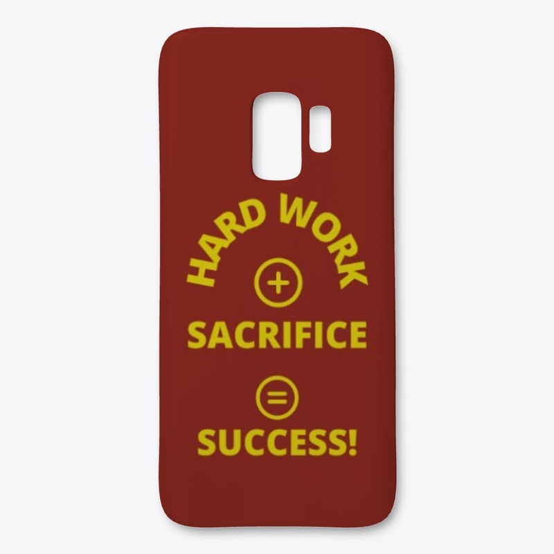 Hard Work + sacrifice =Success(Yellow)