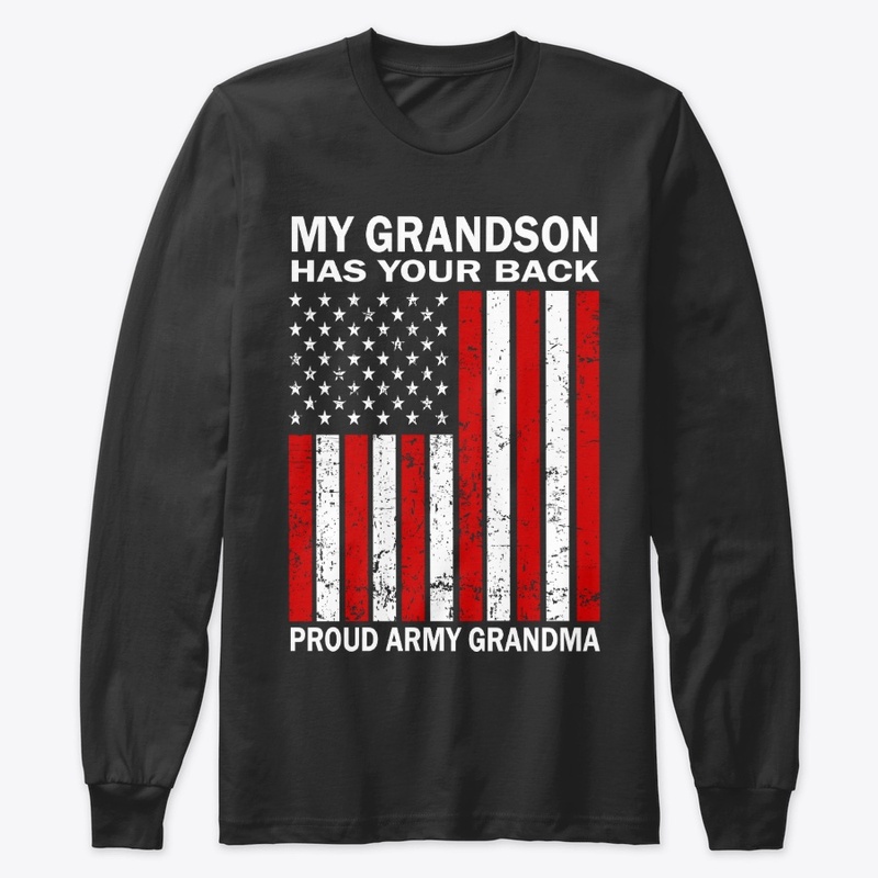 American Flag Army Grandma Veterans Day