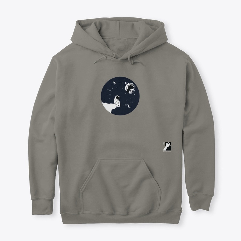 mikina s kapucnou t5 astronaut