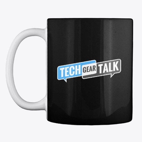 Tech Gear Talk Color Logo Mug Black Camiseta Front