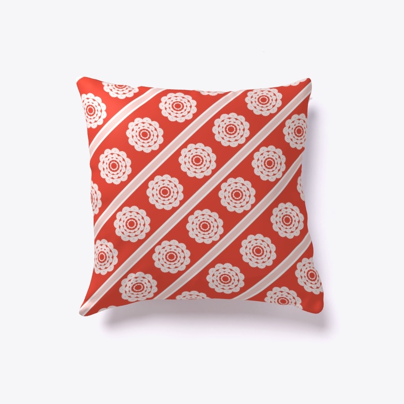 White Flowers - Indoor Pillow
